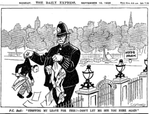 Fascismo e estremismo di sinistra visti dal moderato Daily Express (1934)